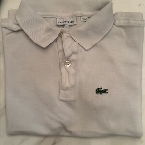 Lacoste White Polo Shirt